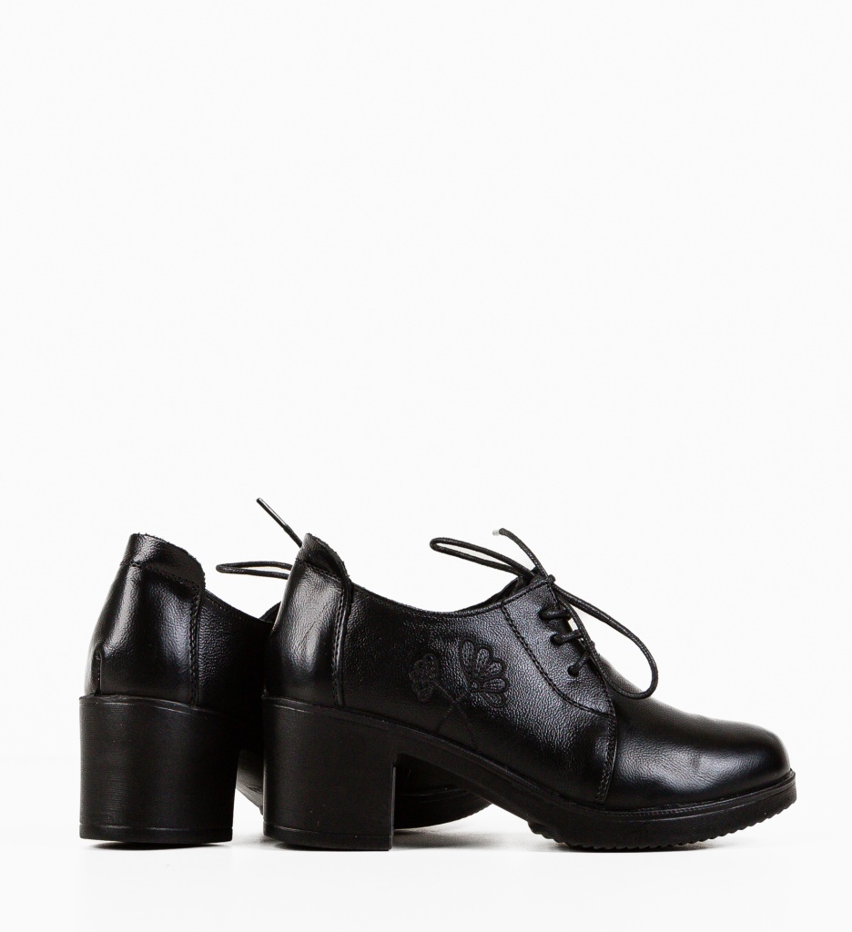 Pantofi Casual Atraxia Negre - 4 | YEO