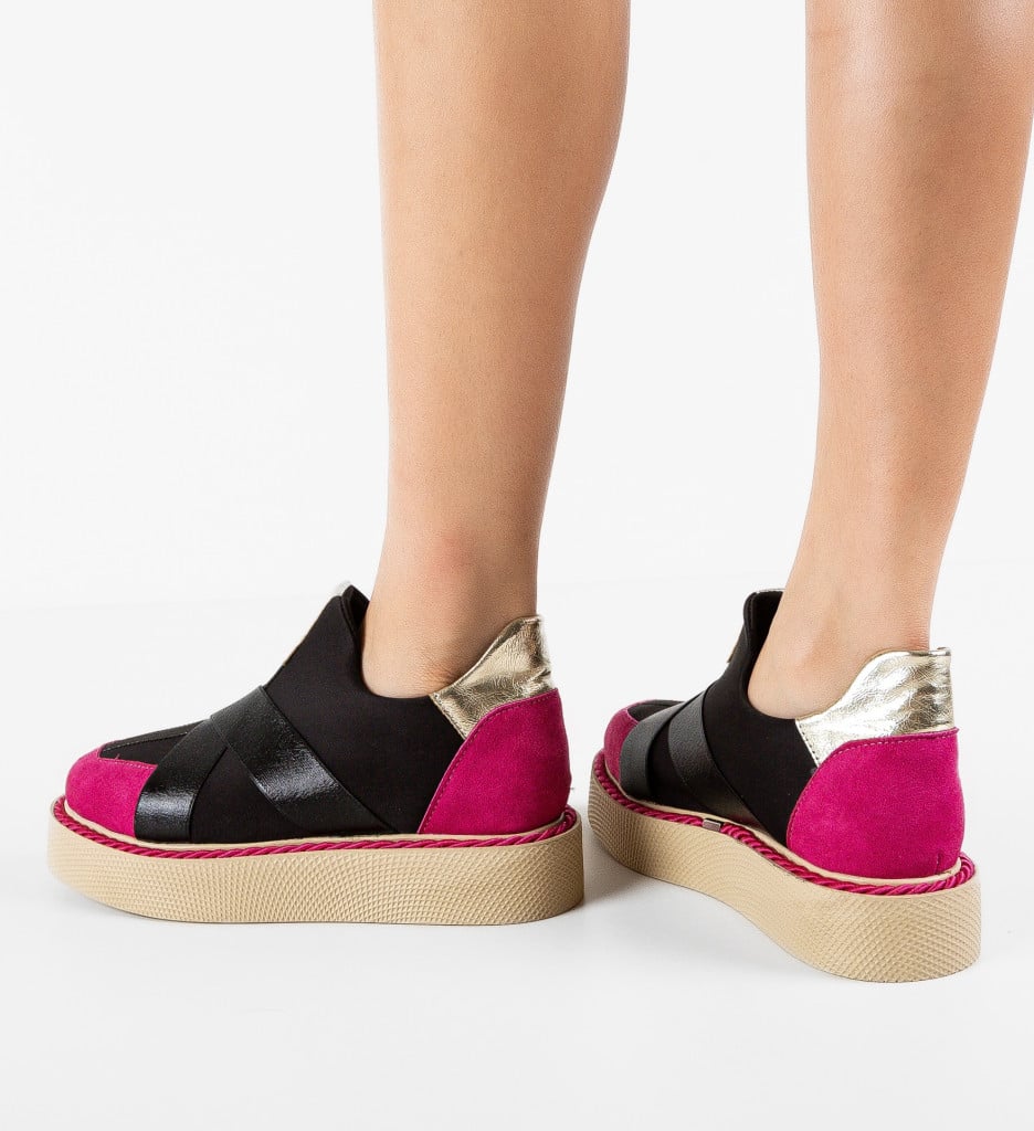 Pantofi Casual Buubu Fuchsia - 2 | YEO