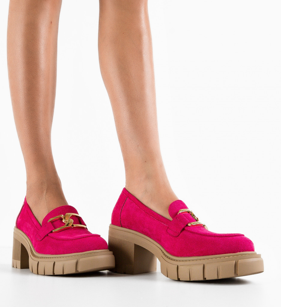 Pantofi Casual dama Akein Fuchsia - 1 | YEO