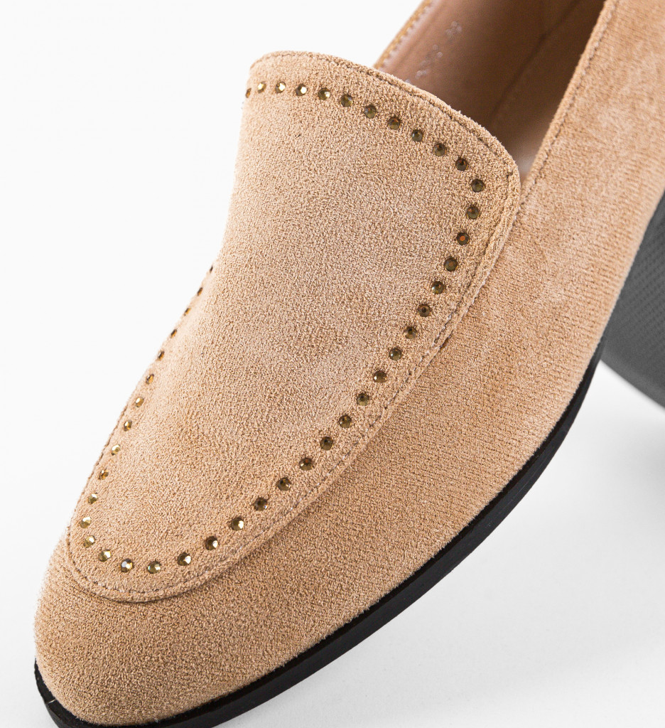 Poze Pantofi Casual dama Demid Bej DePurtat