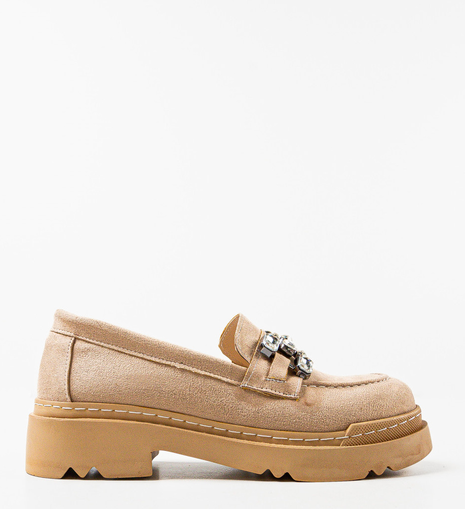 Pantofi Casual dama Maraya Bej - 3 | YEO