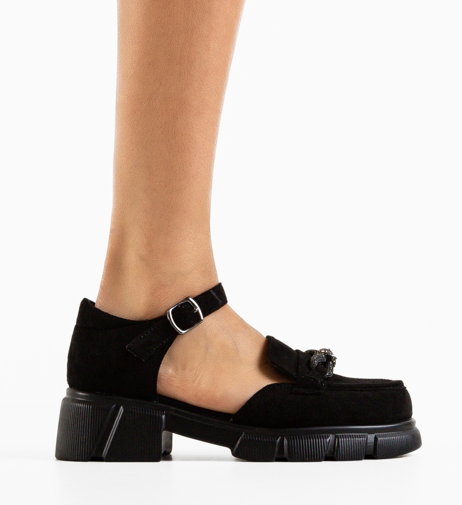 Poze Pantofi Casual dama Nanasa Negri depurtat.ro 