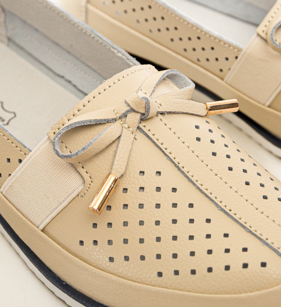Pantofi Casual dama Niko Bej - 5 | YEO