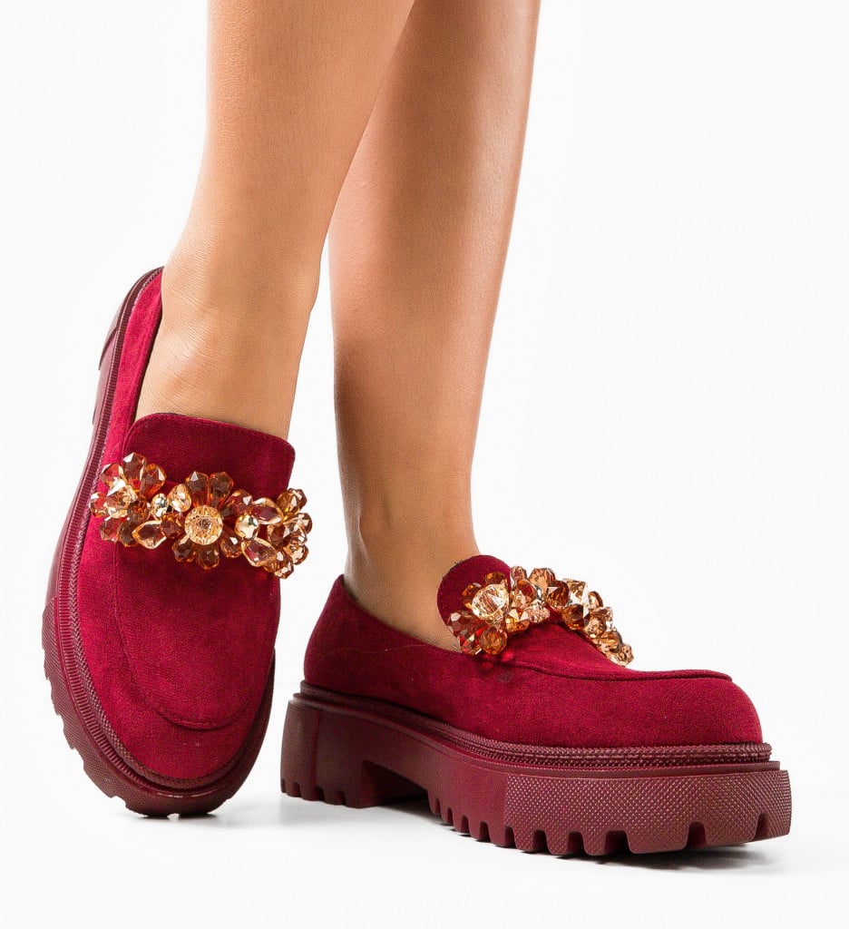 Pantofi casual dama Scarlett Grena - 2 | YEO