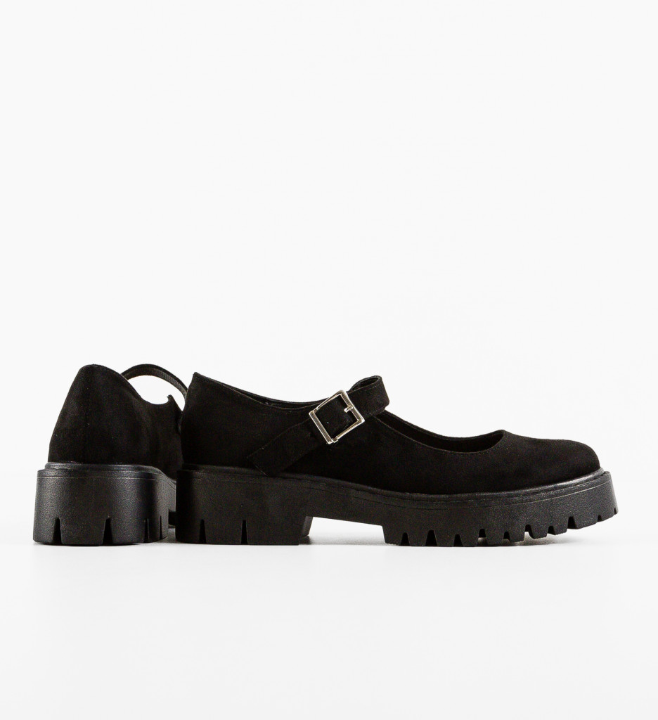Poze Pantofi casual dama Tiber Negri DePurtat