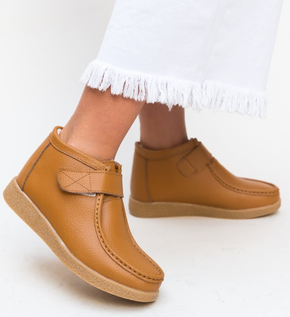 Pantofi Casual Debir Camel - 2 | YEO