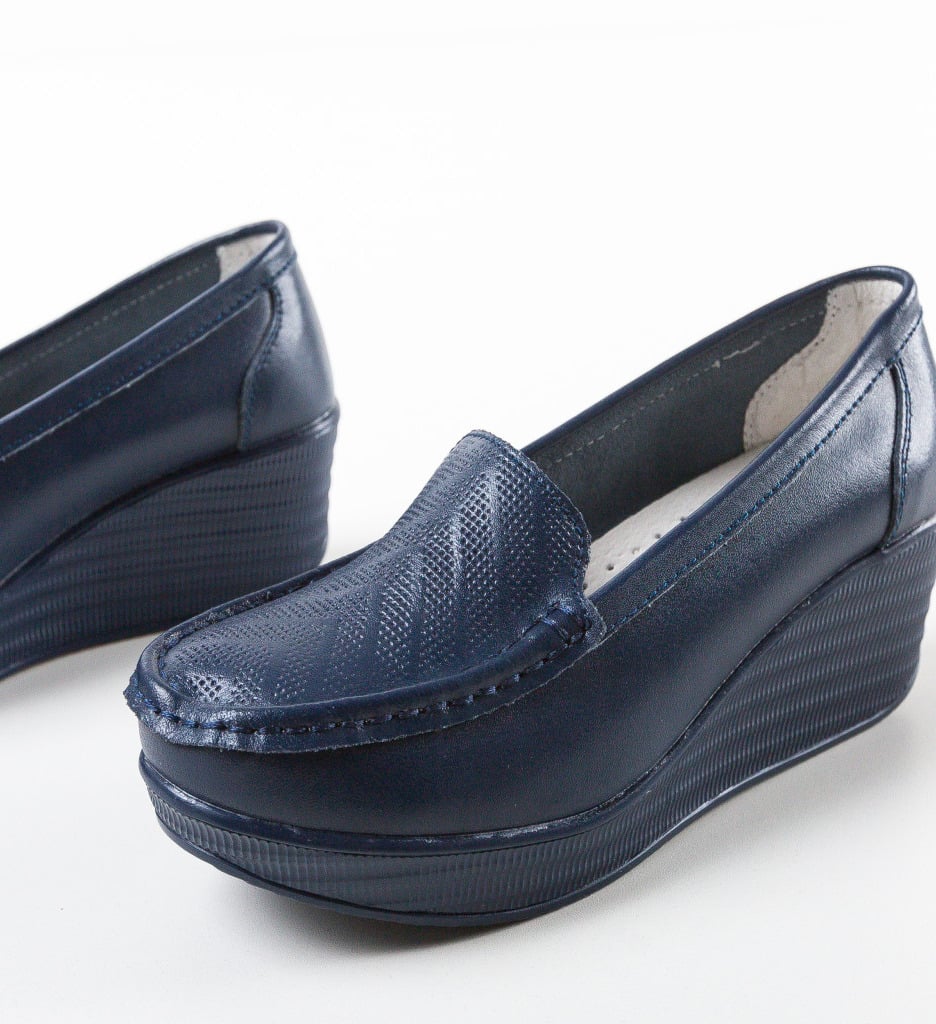 Pantofi Casual Ely Bleumarin - 5 | YEO