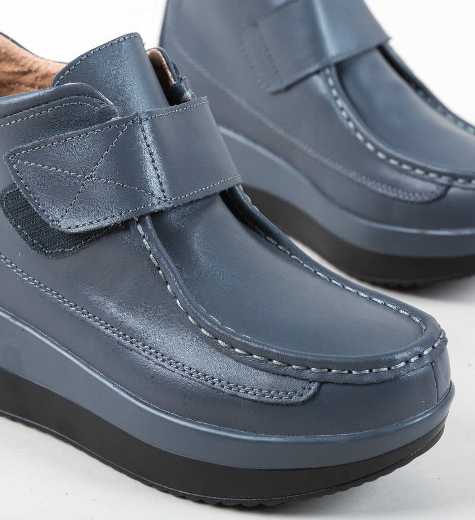 Pantofi Casual Euan Gri - 4 | YEO