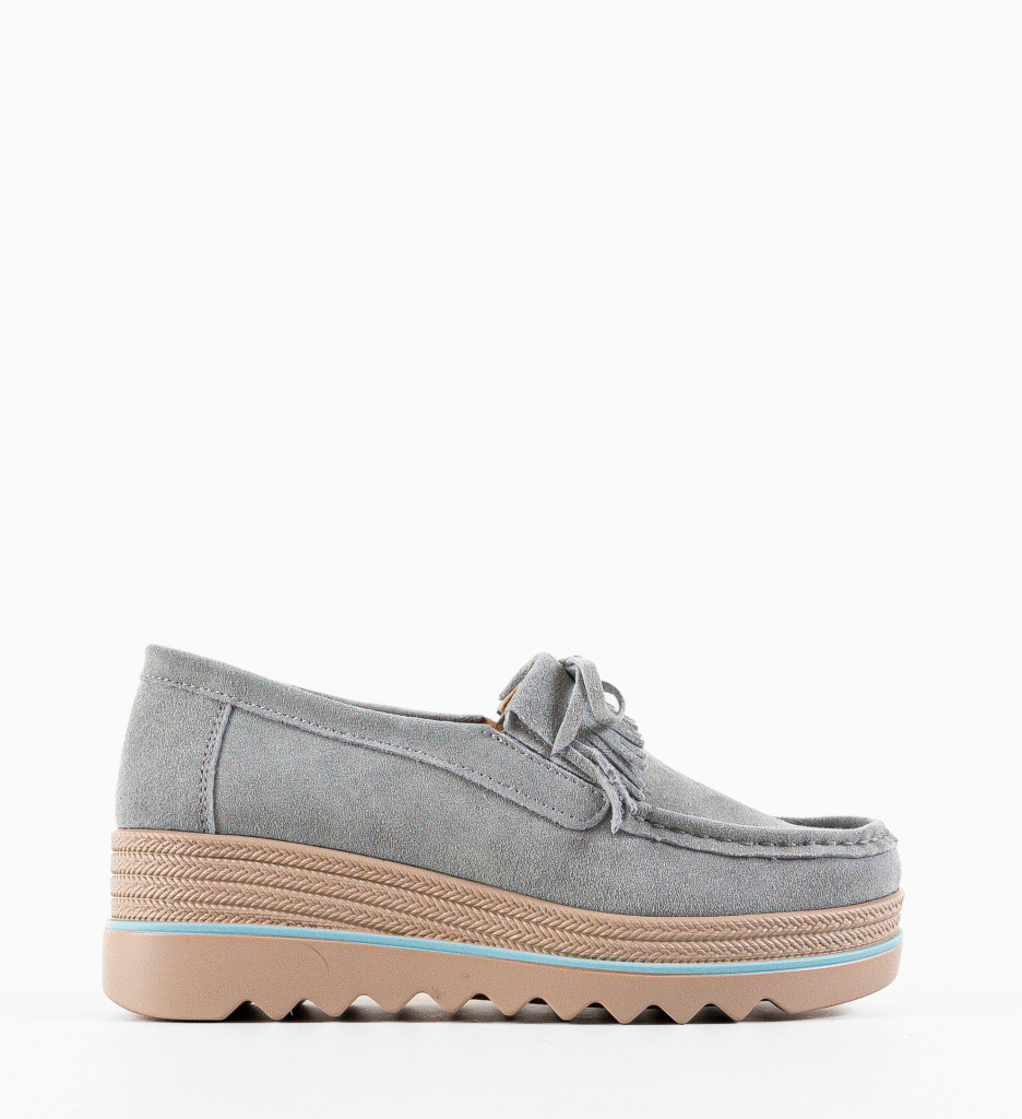 Pantofi Casual Hipok Albastri - 3 | YEO