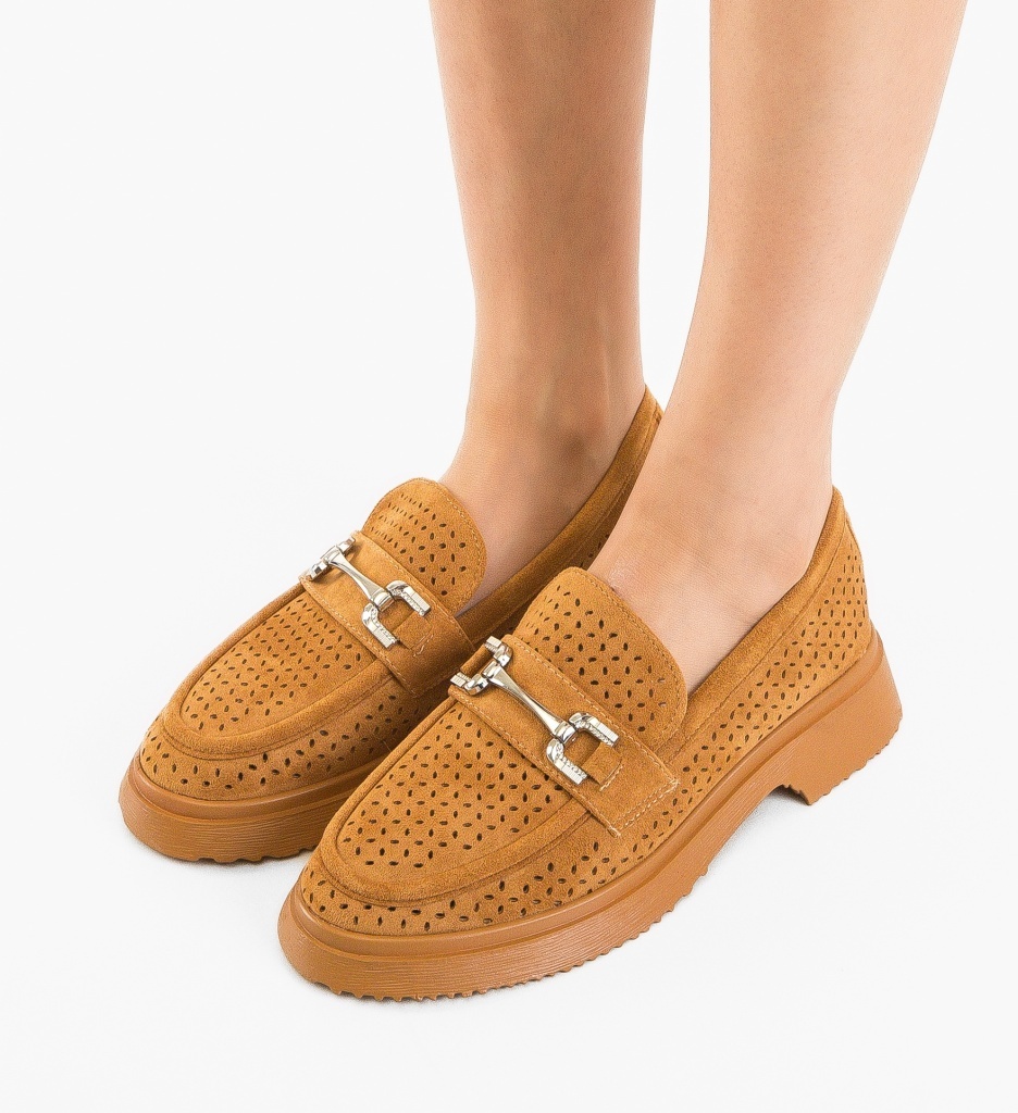 Pantofi Casual Irry Camel - 1 | YEO