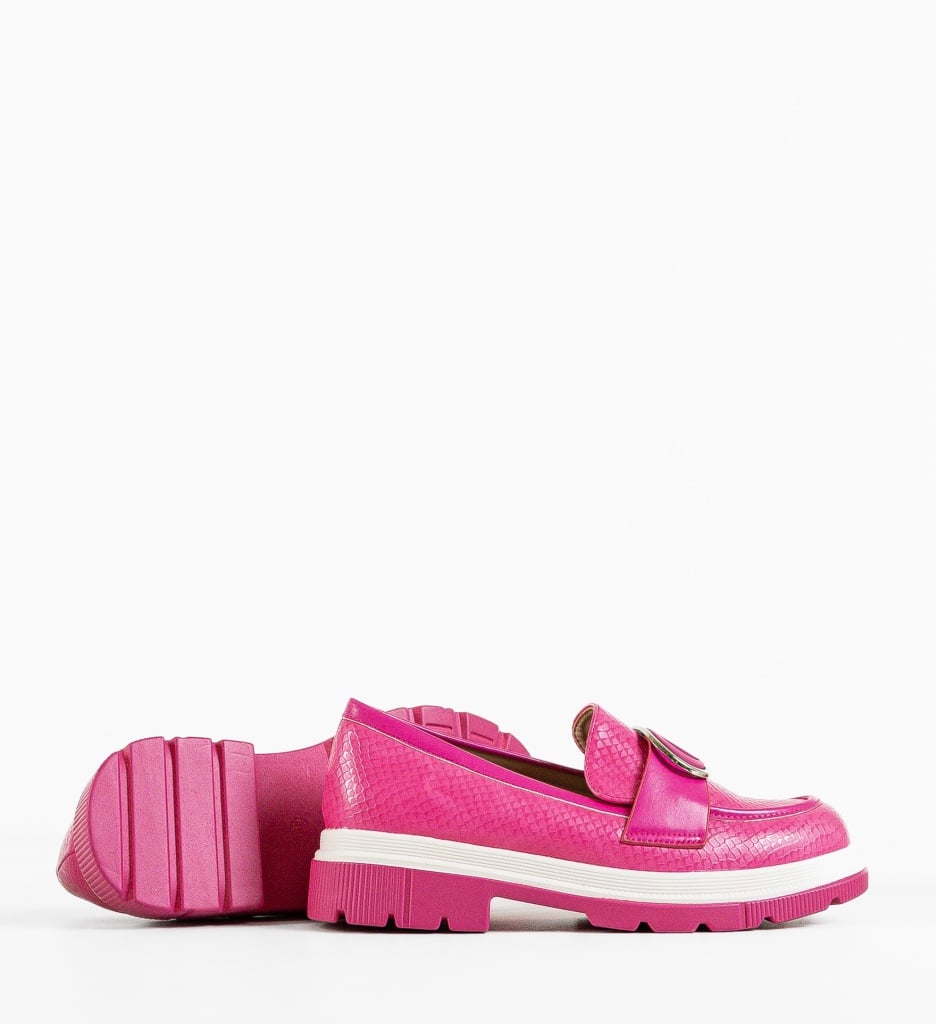 Pantofi Casual Lison Fuchsia - 5 | YEO