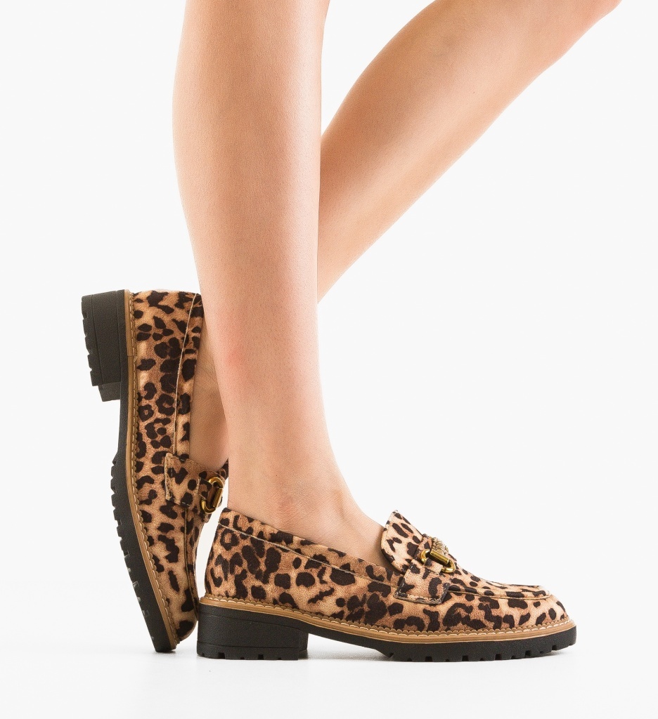 Pantofi Casual Londrey Animal Print
