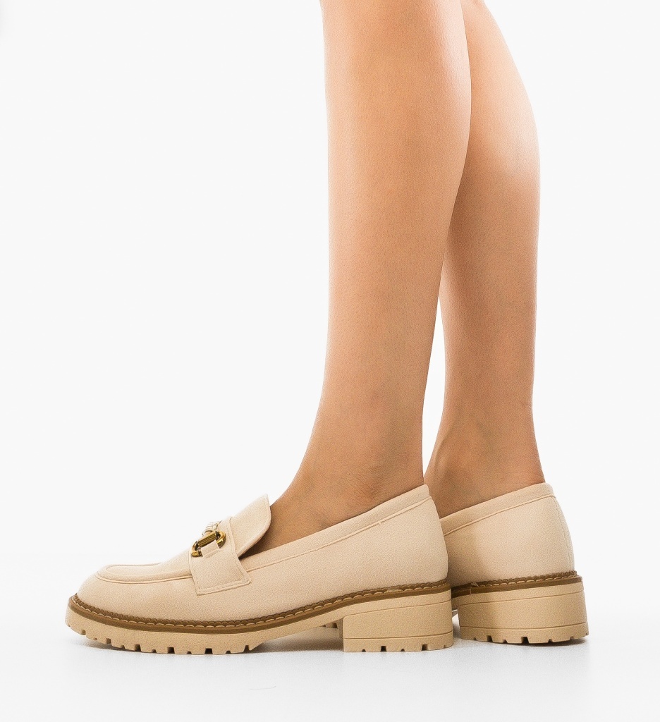 Pantofi Casual Londrey Bej
