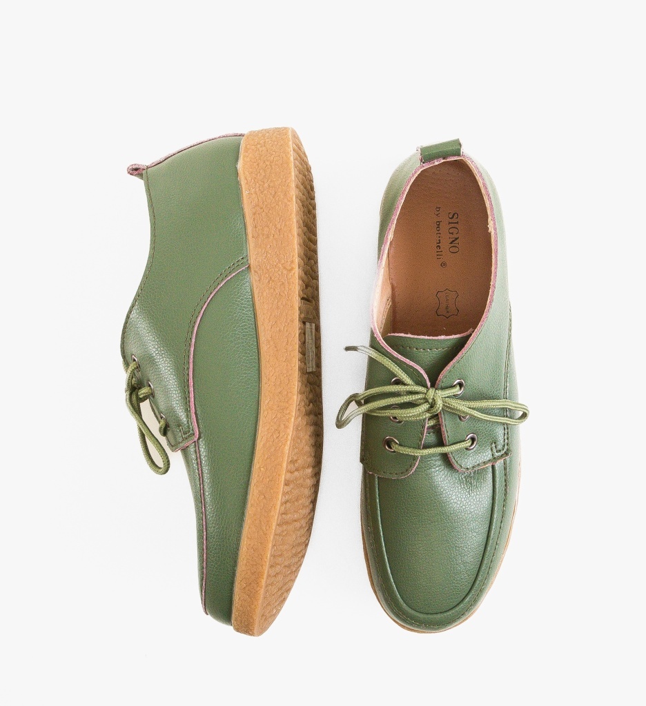 Pantofi Casual Maye Verzi - 3 | YEO