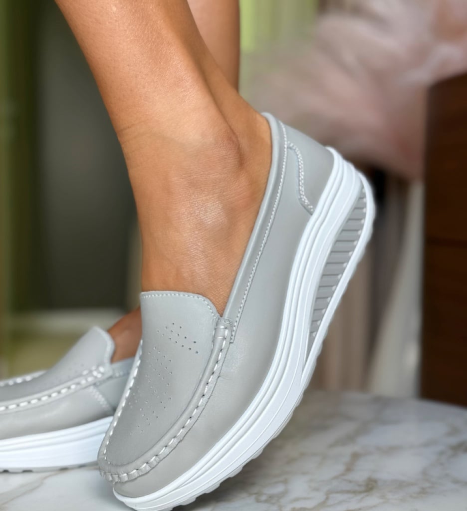 Pantofi Casual Musta Gri