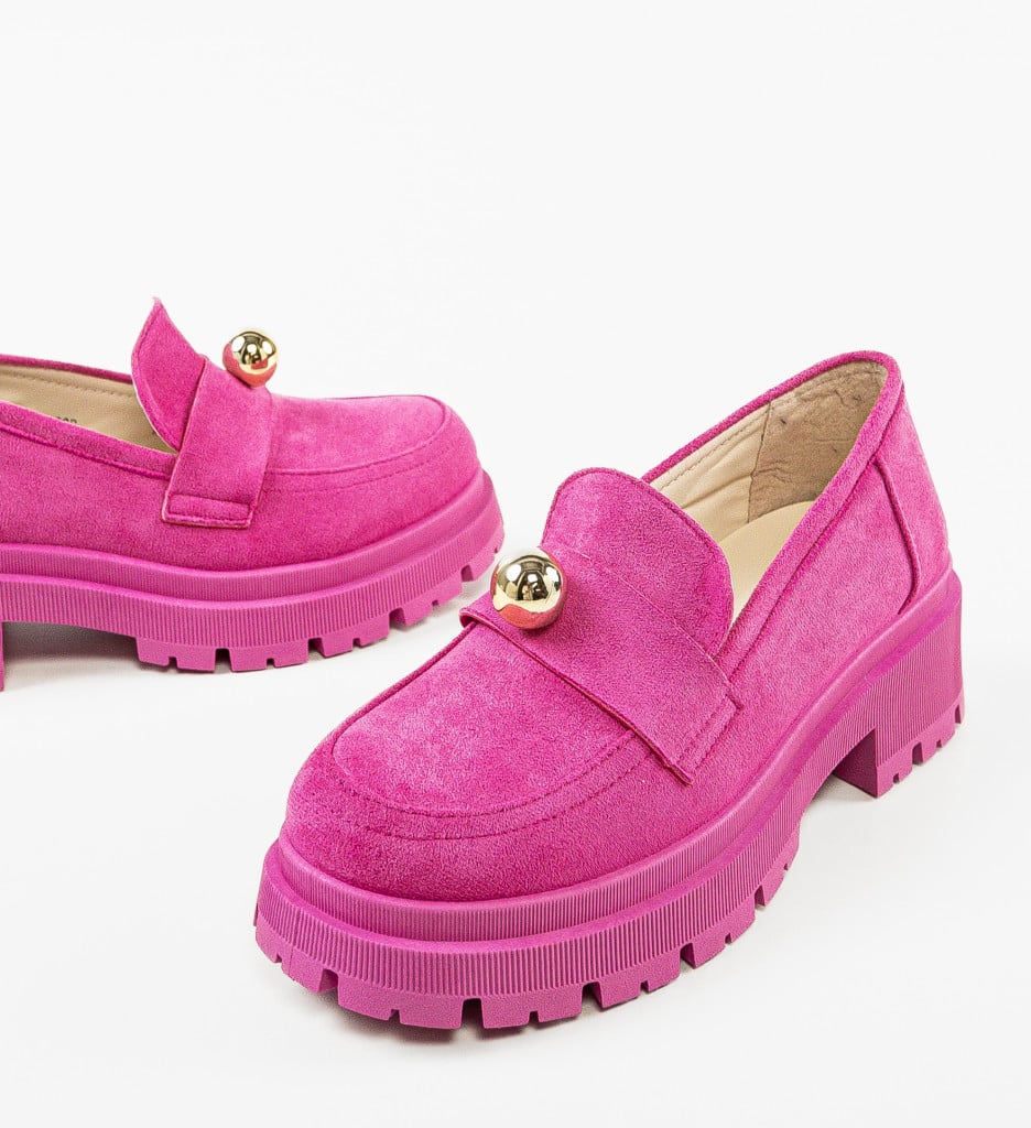 Pantofi Casual Nieve Fuchsia - 5 | YEO