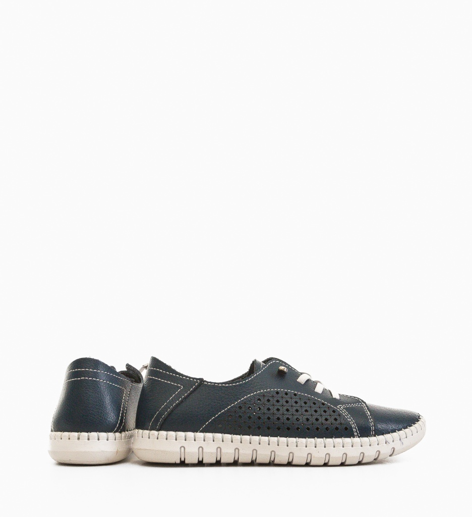 Pantofi Casual Rahima Bleumarin - 4 | YEO