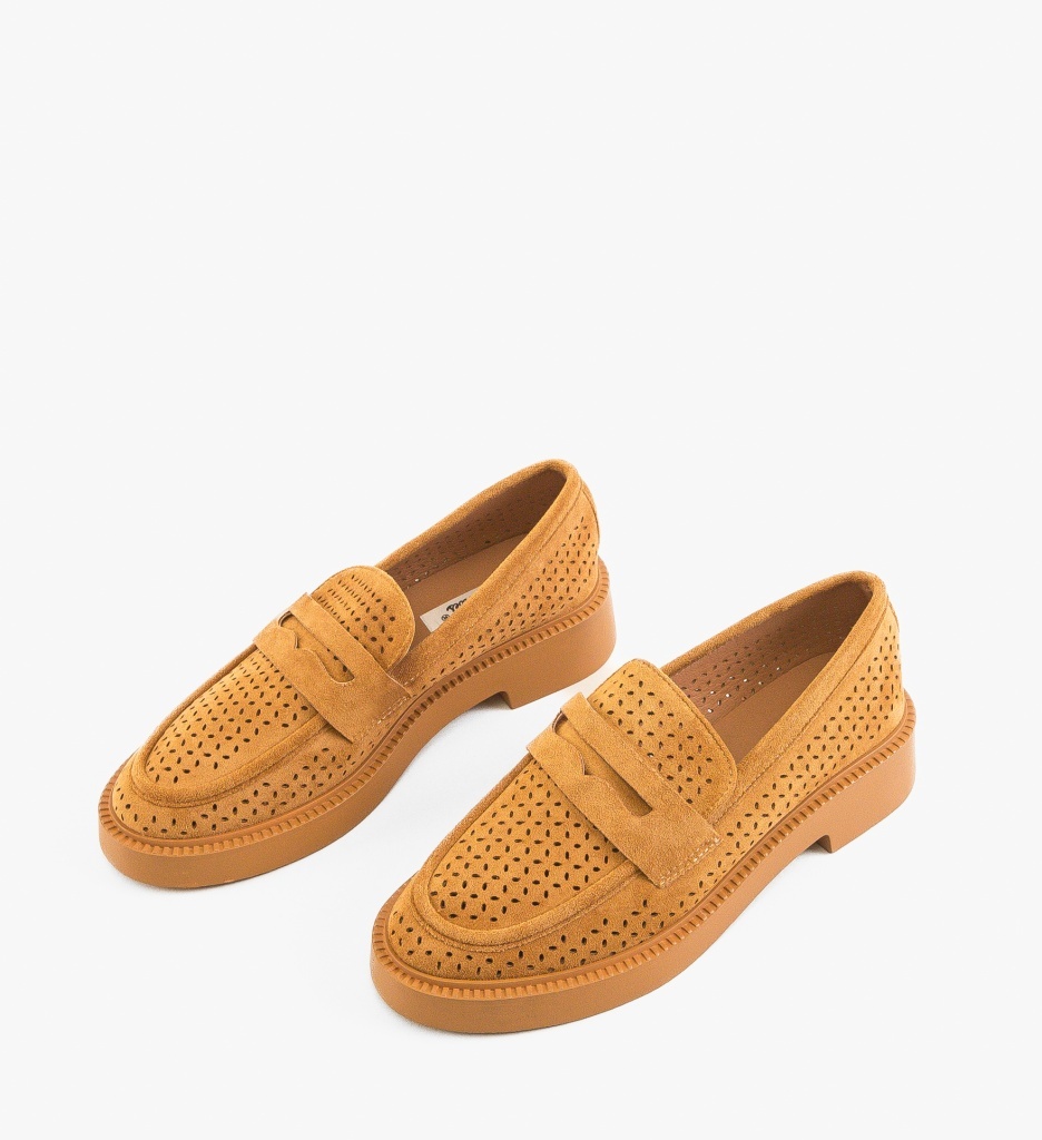 Pantofi Casual Rehid Camel - 4 | YEO