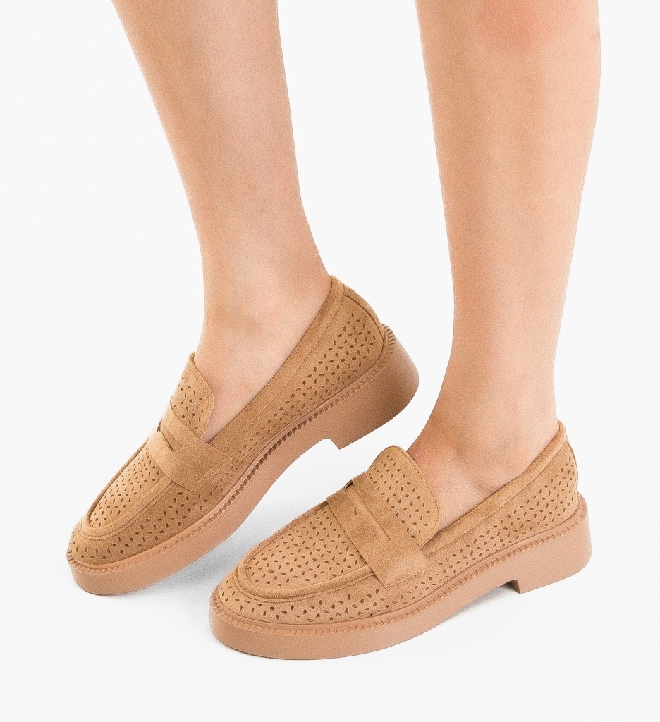 Pantofi Casual Rehid Khaki - 2 | YEO