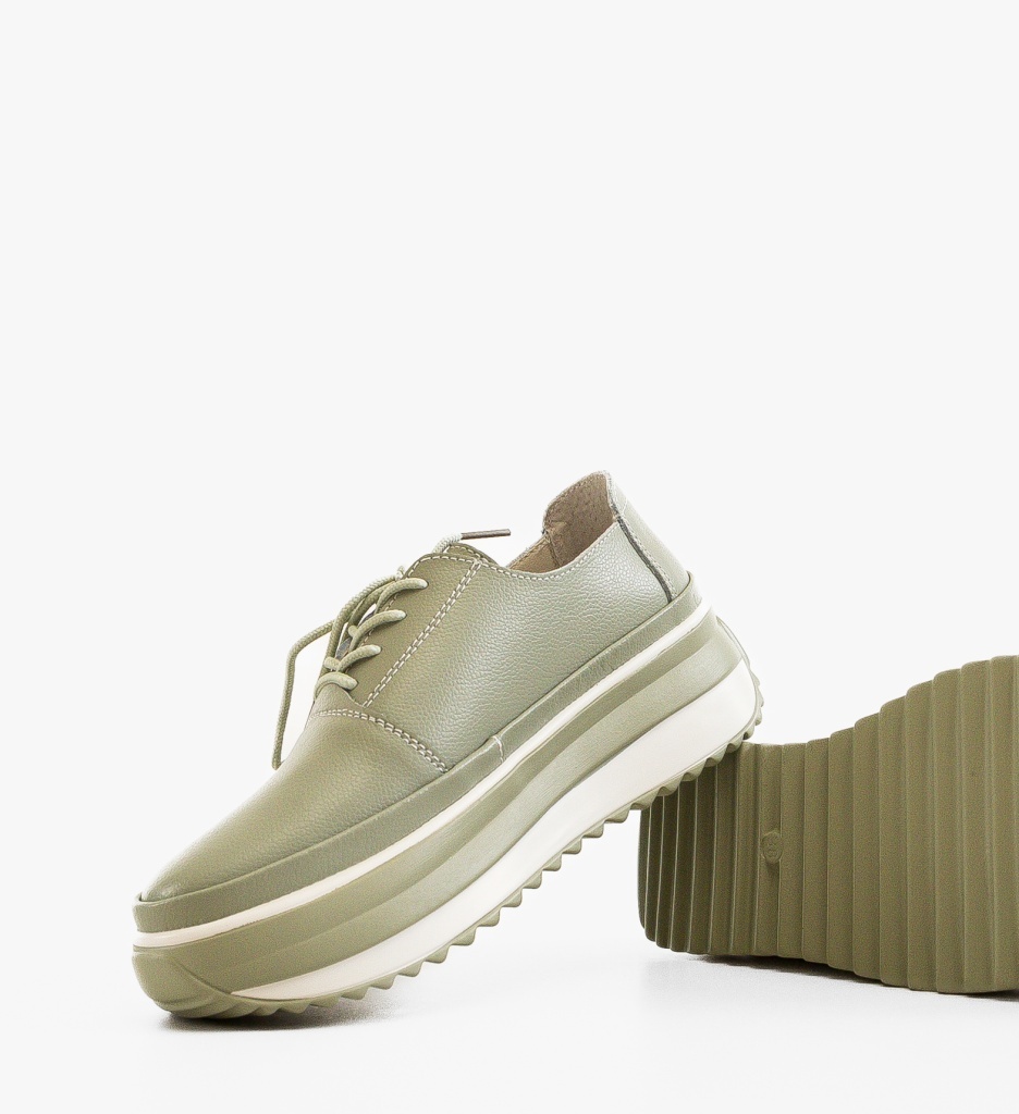 Pantofi Casual Reprale Verzi - 4 | YEO