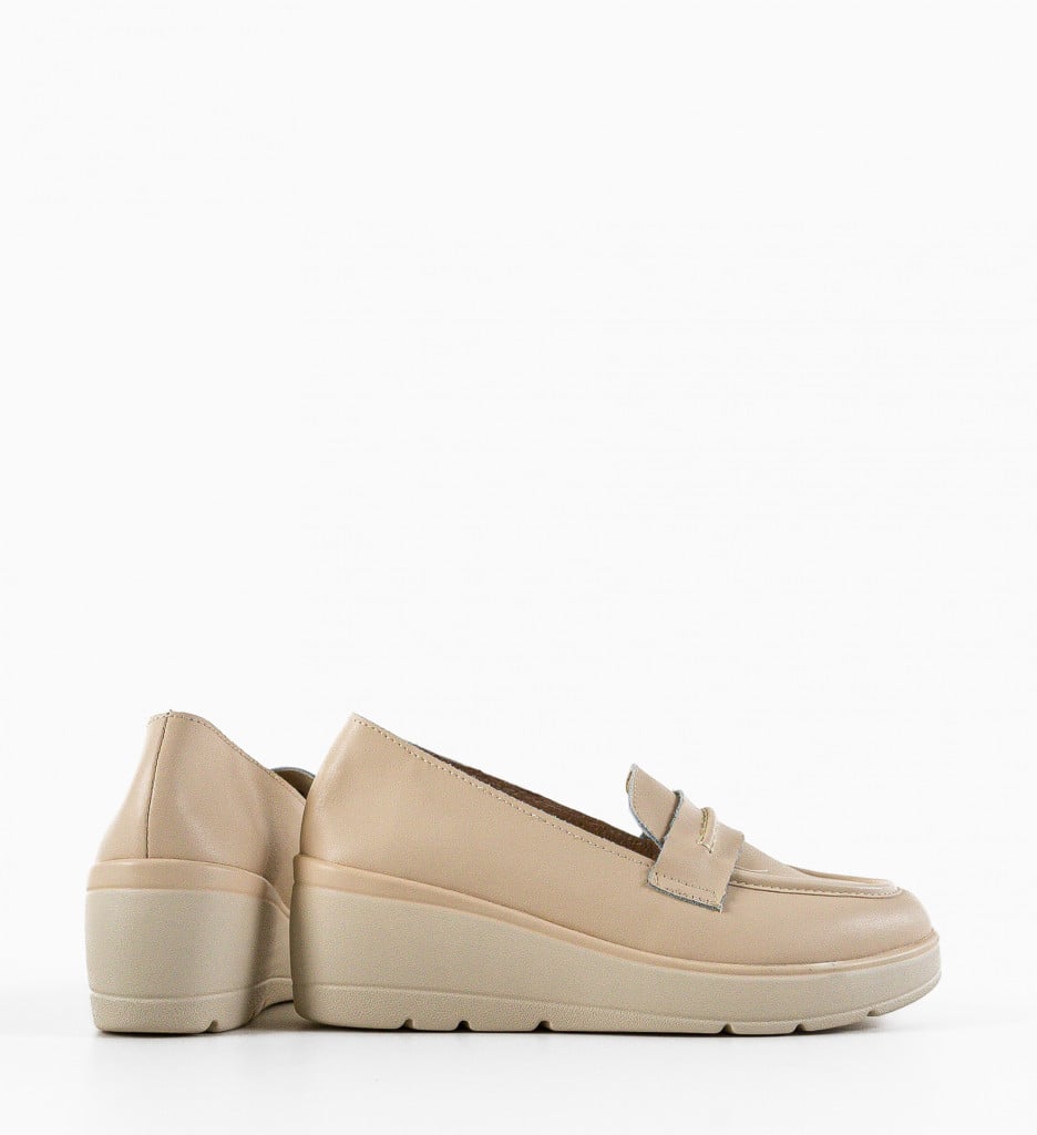 Pantofi Casual Teyana Bej - 4 | YEO