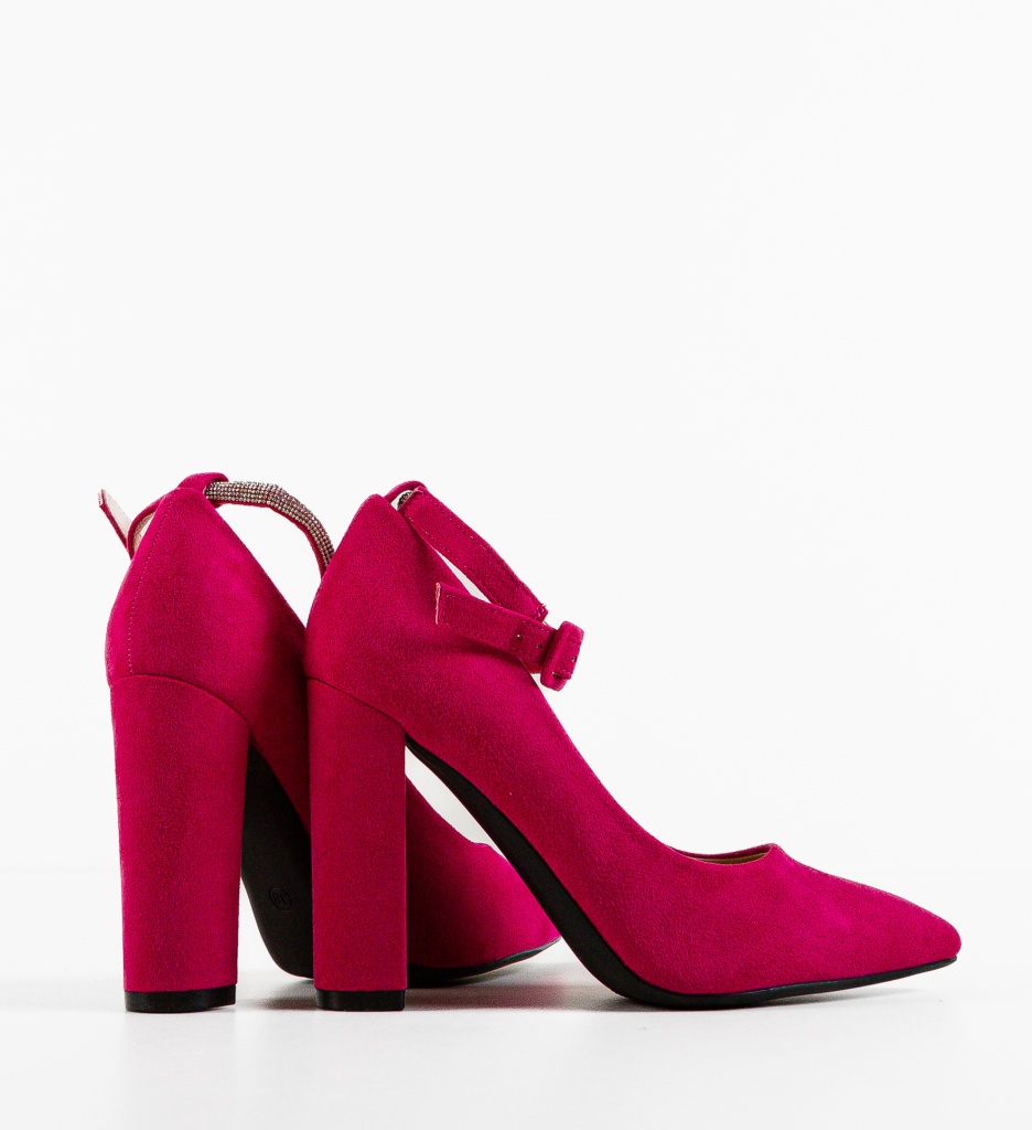 Pantofi cu toc Tov Fuchsia - 4 | YEO