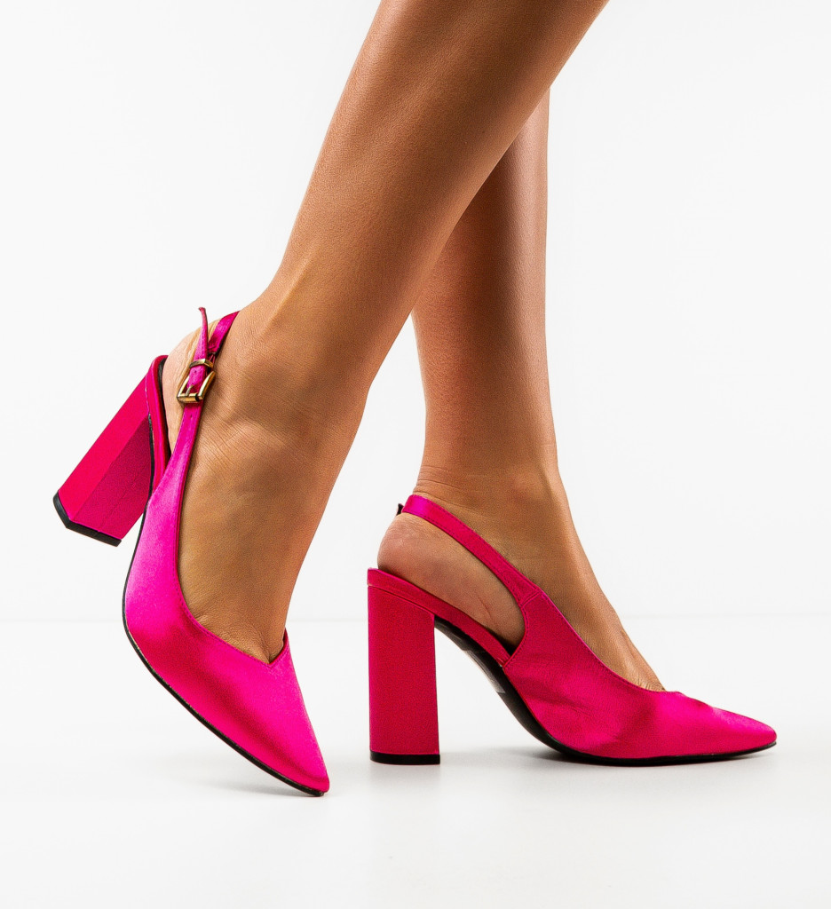 Pantofi dama Anhelina Fuchsia - 3 | YEO