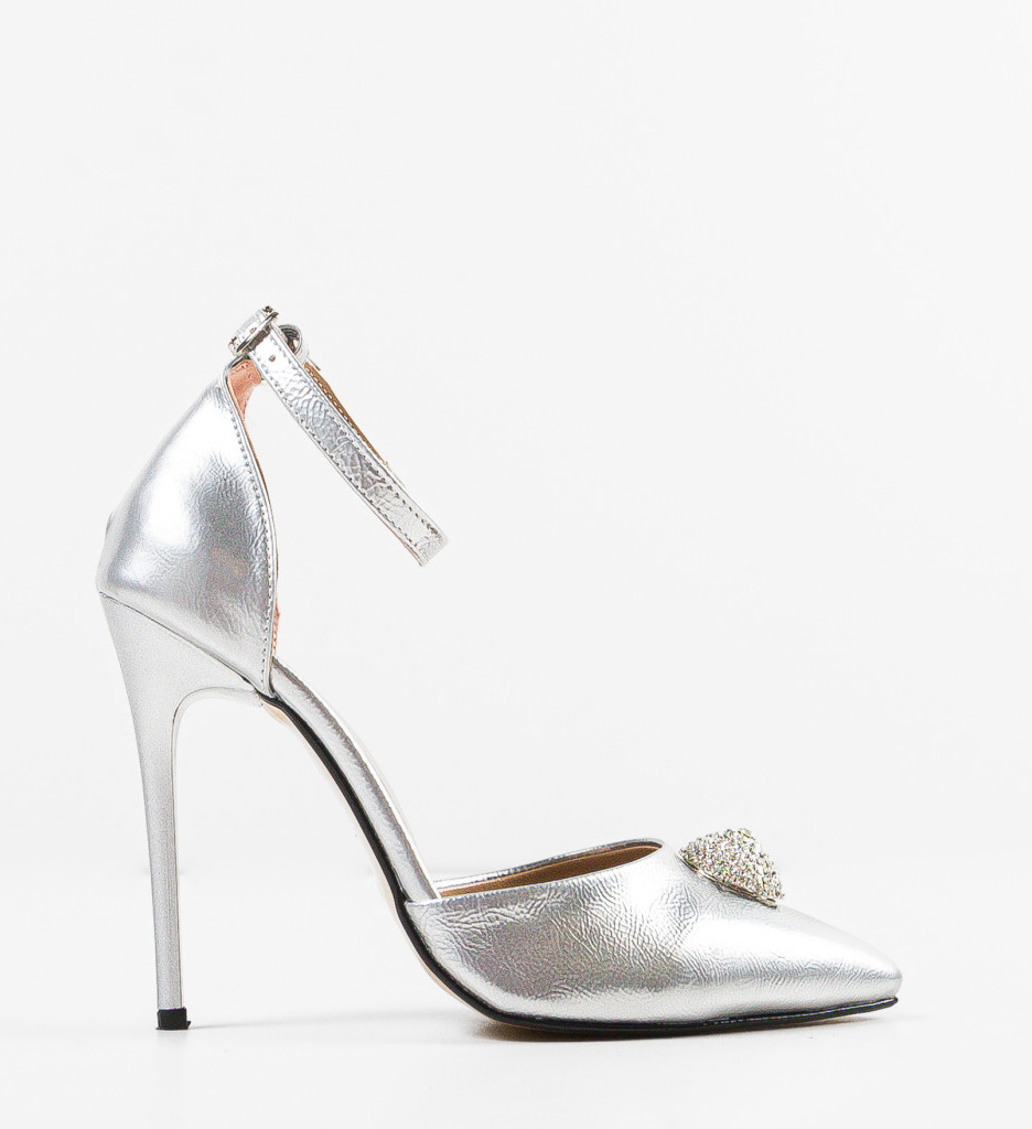 Pantofi dama Arahan Argintii 2 - 4 | YEO