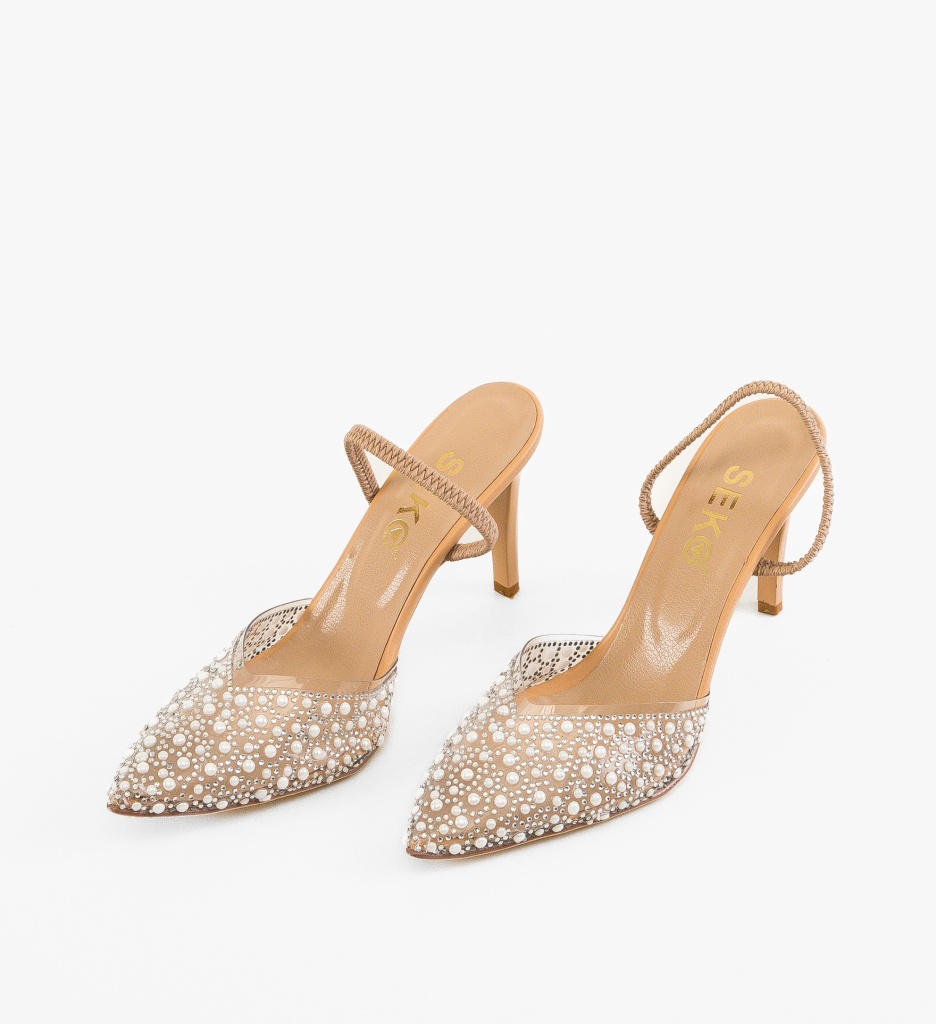 Pantofi dama Beto Bej - 4 | YEO