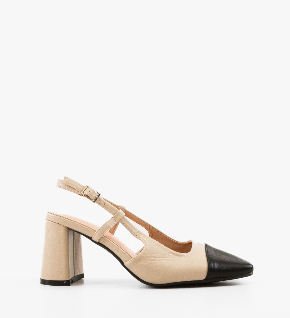 Pantofi dama Calum Bej - 5 | YEO