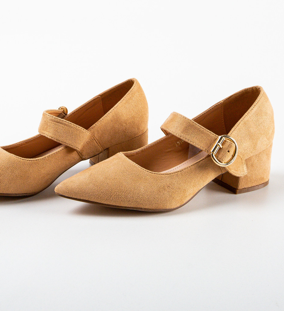 Pantofi dama Carole Camel - 4 | YEO