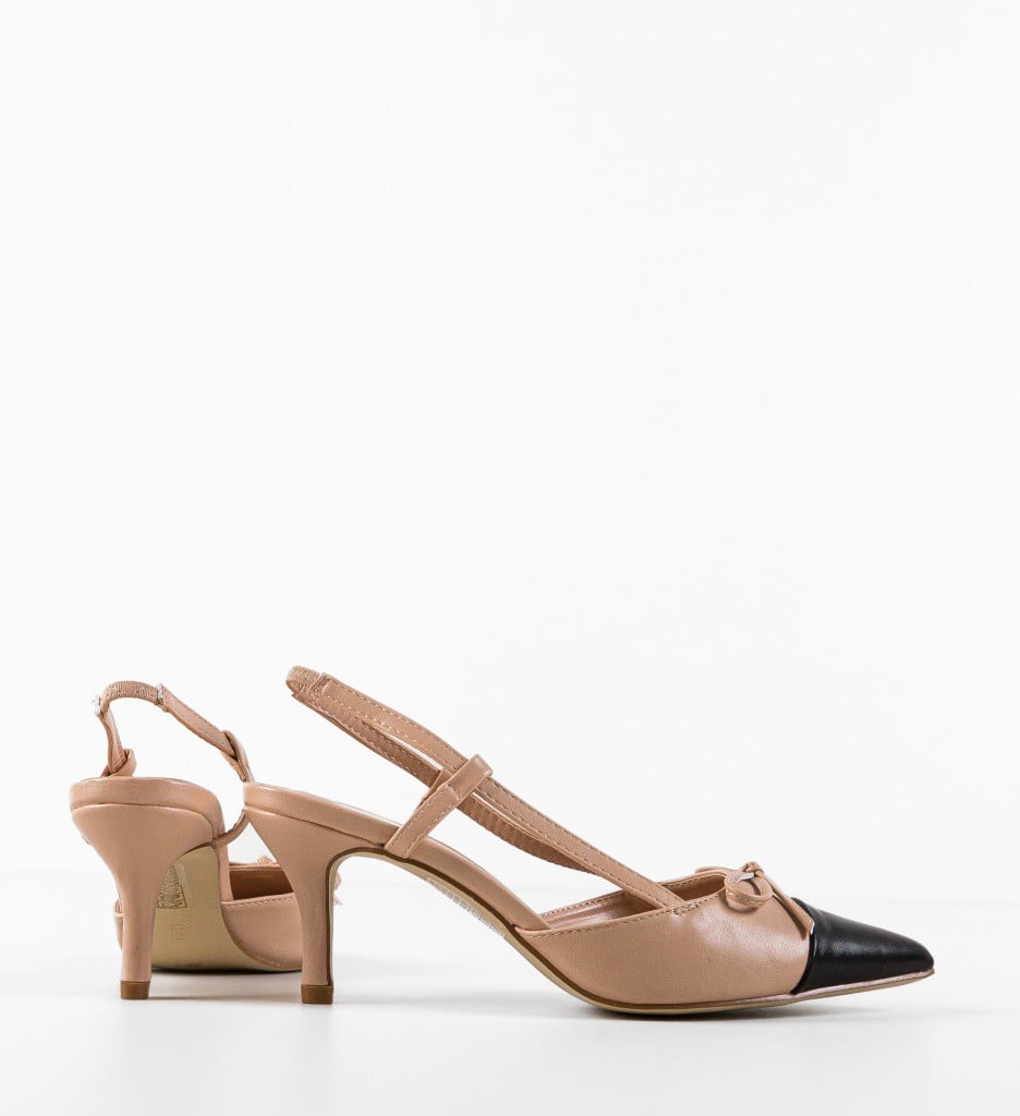 Pantofi dama Demin Nude - 4 | YEO