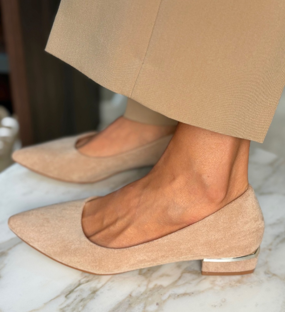 Pantofi dama Depere Bej - 2 | YEO