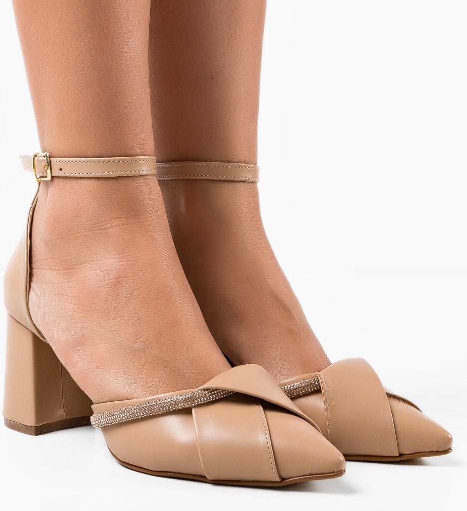 Pantofi dama Herrera Nude - 4 | YEO