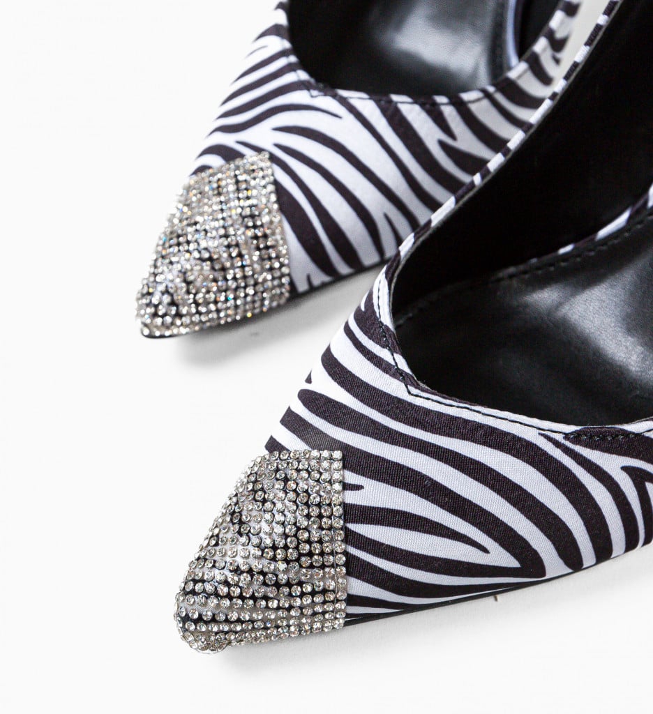 Pantofi dama Karola Zebra - 5 | YEO