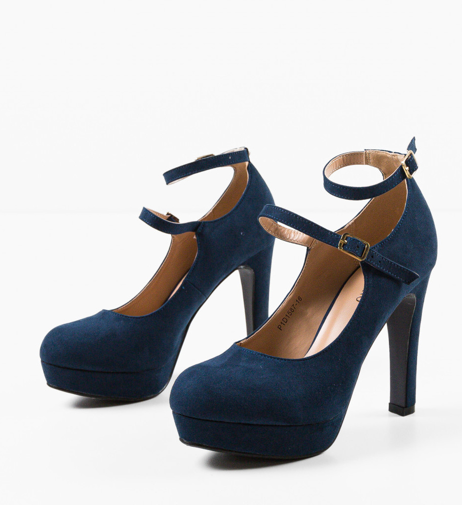 Pantofi dama Keelan Bleumarin - 5 | YEO