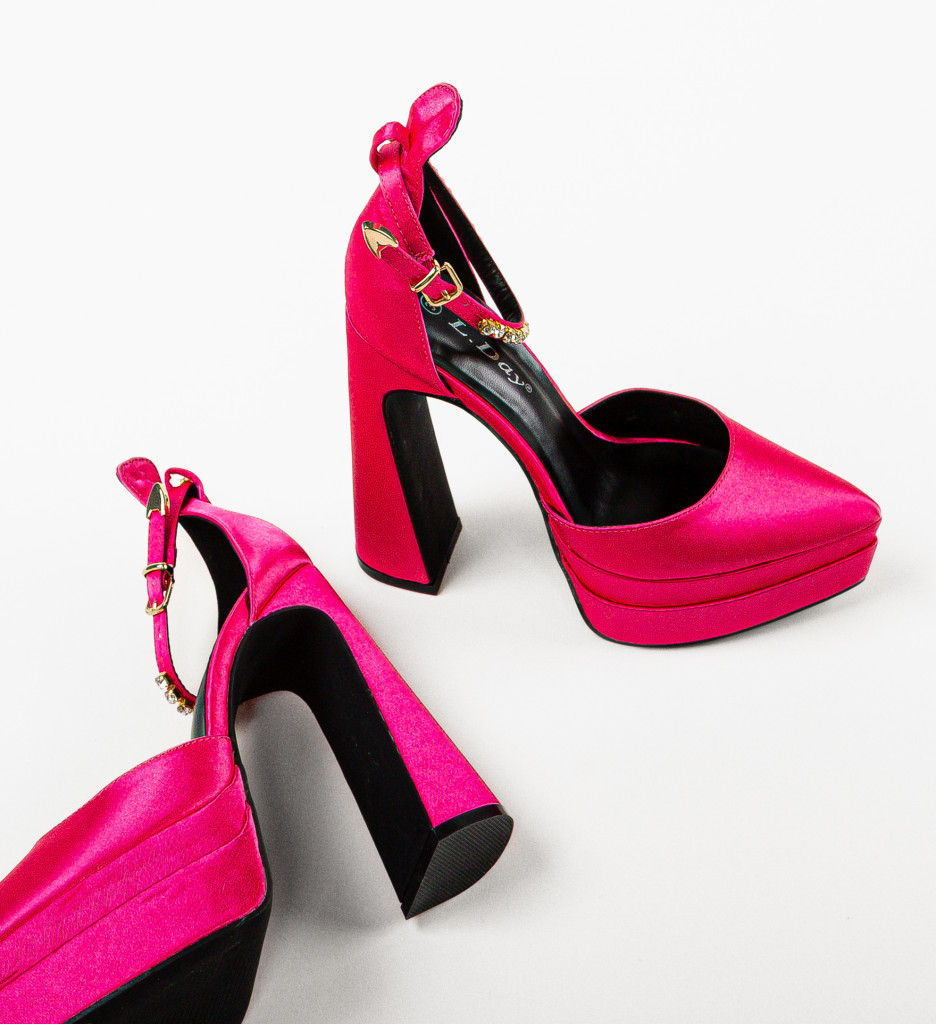 Pantofi dama Leydey Fuchsia