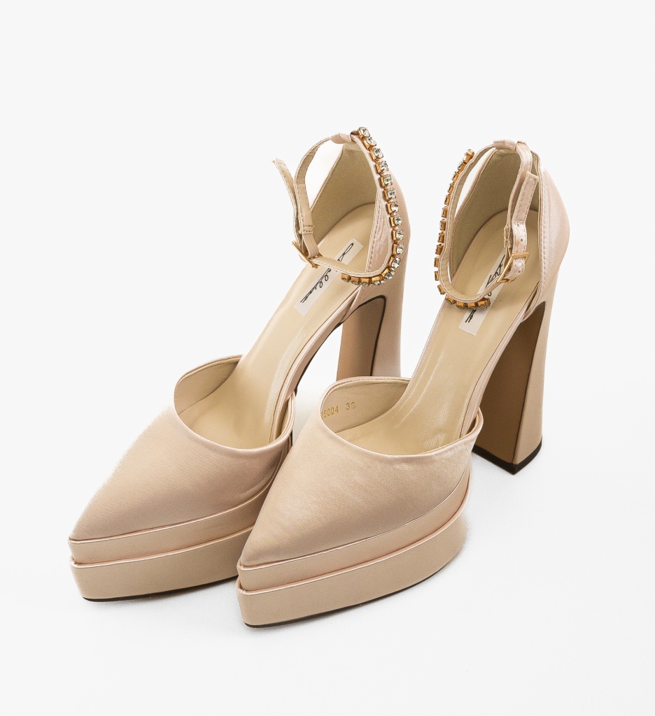 Pantofi dama Lotruc Bej - 3 | YEO
