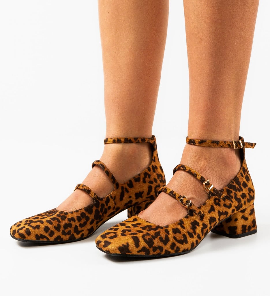 Pantofi dama Maci Animal Print - 3 | YEO