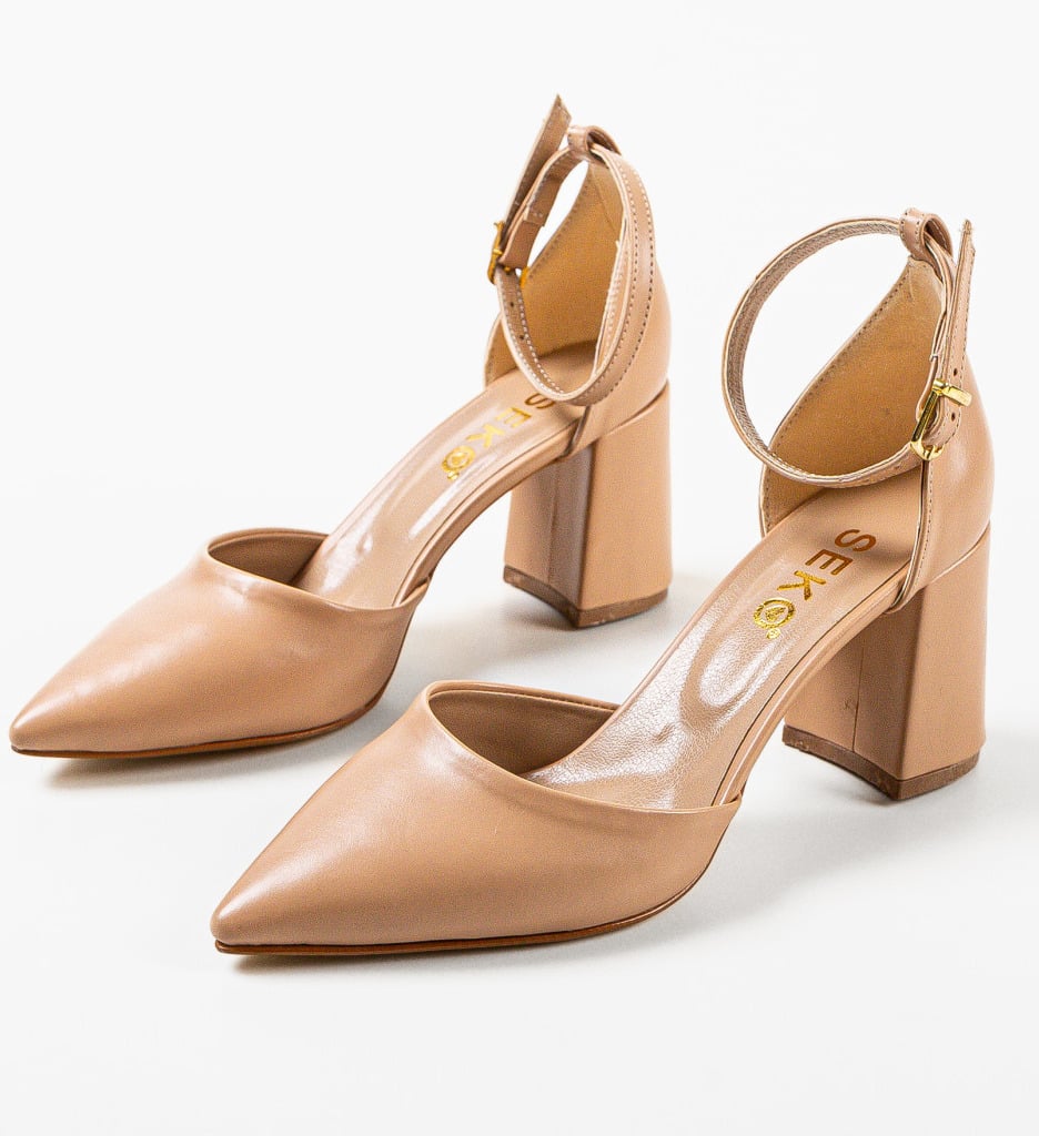 Pantofi dama Marth Nude - 4 | YEO