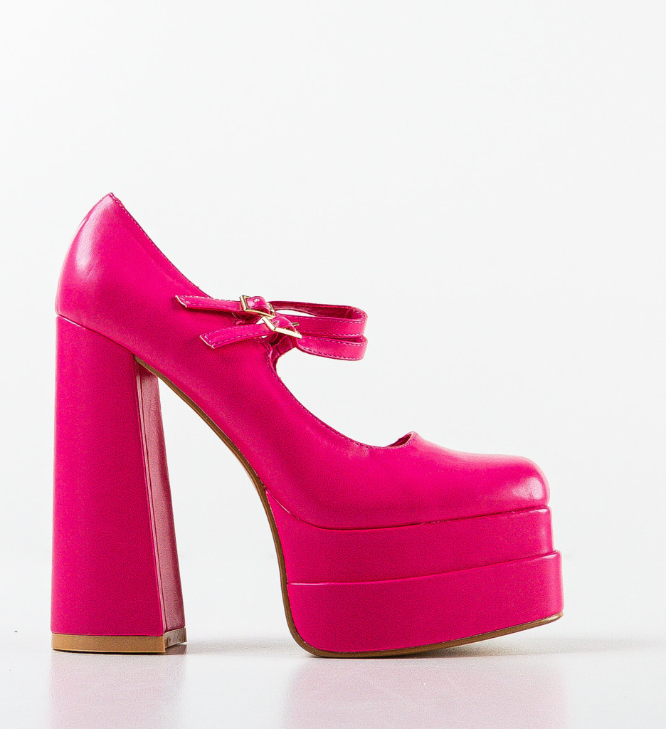 Pantofi dama Maysa Fuchsia - 3 | YEO