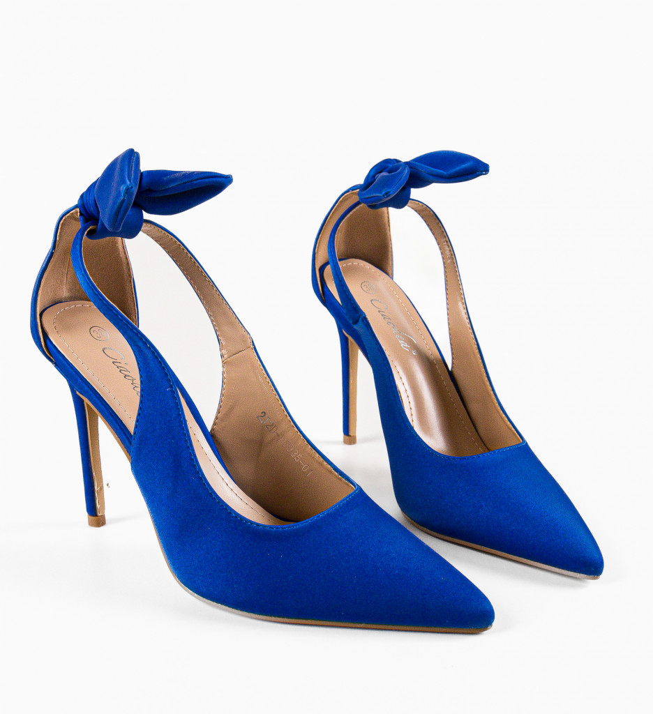 Poze Pantofi dama Miriam Albastri depurtat.ro 