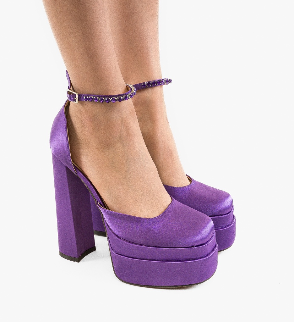 Pantofi dama Rahim Mov - 2 | YEO
