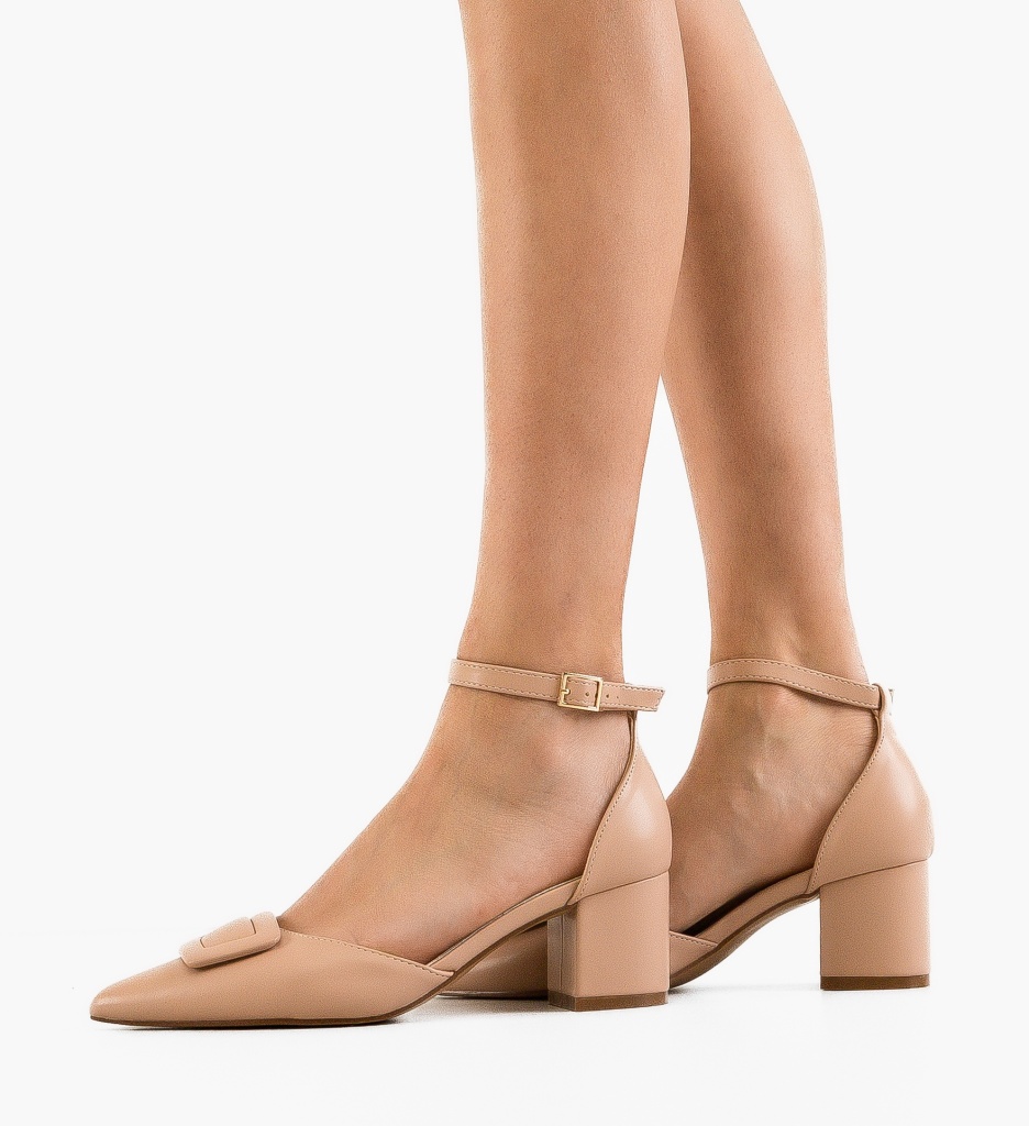 Pantofi dama Rohan Nude - 1 | YEO