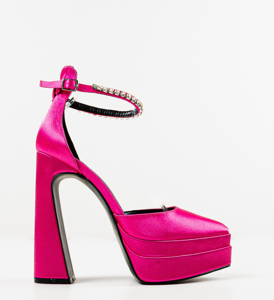 Pantofi dama Siuti Fuchsia - 3 | YEO