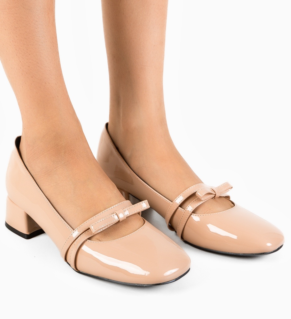 Pantofi dama Tospe Bej - 3 | YEO