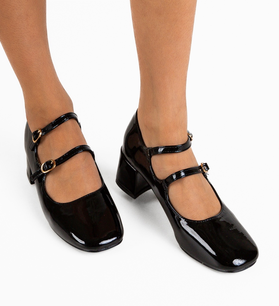 Pantofi dama Vilizi Negre - 1 | YEO