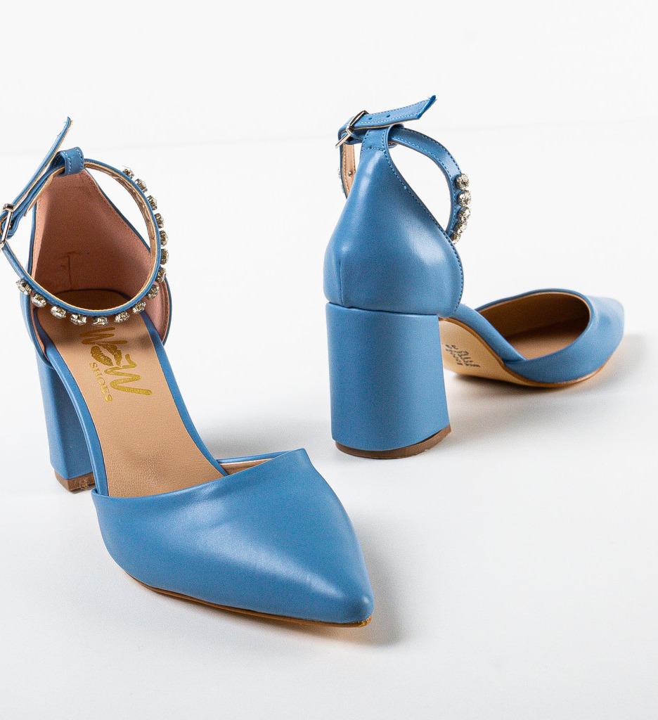 Poze Pantofi dama Vingrete Bleumarin depurtat.ro 