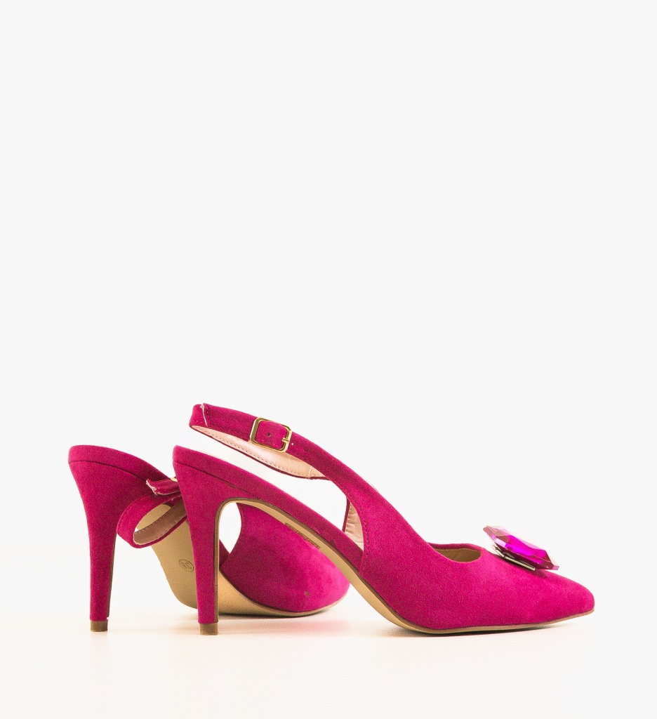 Pantofi dama Vyhag Fuchsia - 4 | YEO