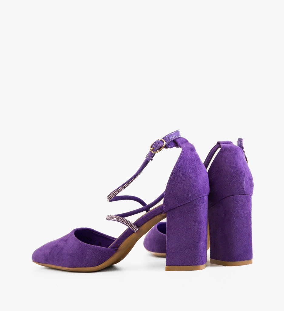 Pantofi dama Yunu Mov - 5 | YEO